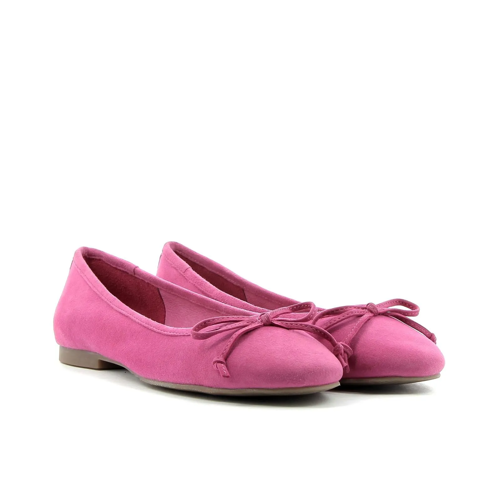 Ballerine fucsia scamosciate