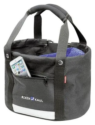 Borsa da manubrio Klickfix Shopper Comfort Mini Nera