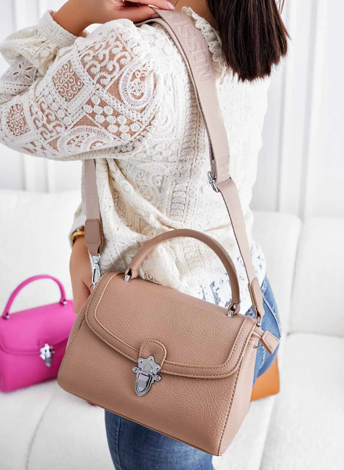 Borsa fango con tracolla B232
