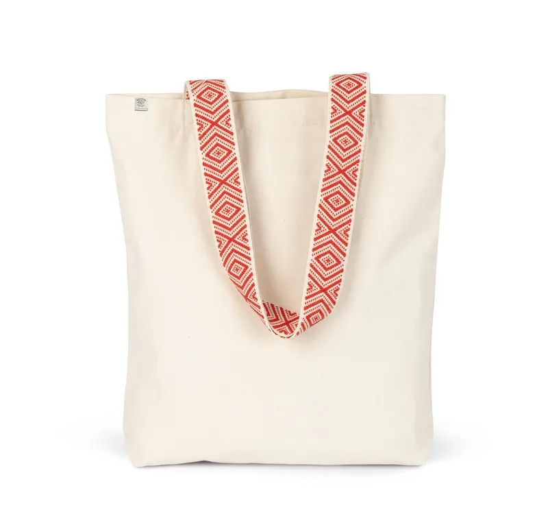 Borsa shopper in tessuto riciclato