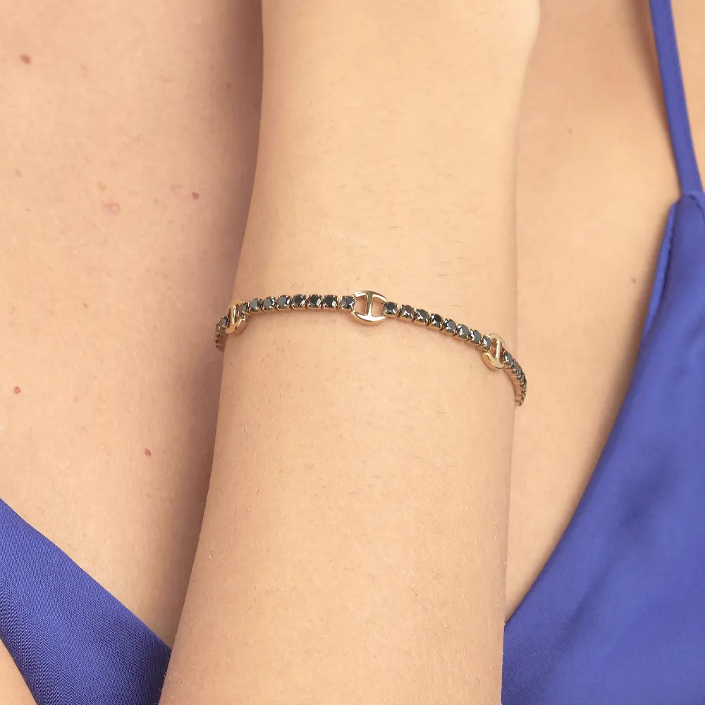 Brosway Bracciale Tennis Desideri Dorato