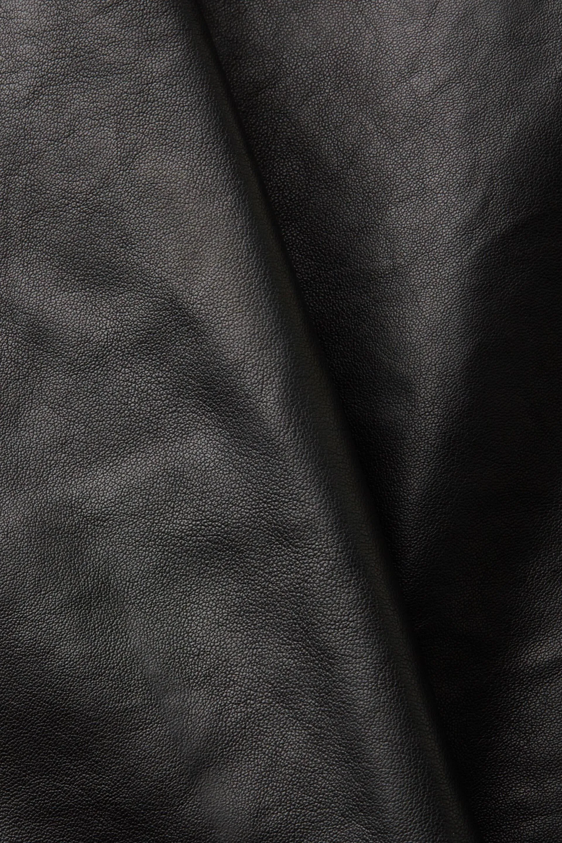 Giacca camicia in pelle