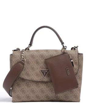  Guess Craig Eco Borsa a mano pelle sintetica marrone chiaro  