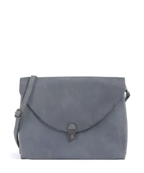  Harold's Fold Borsa a tracolla pelle di vacchetta finemente grana blu-grigio  