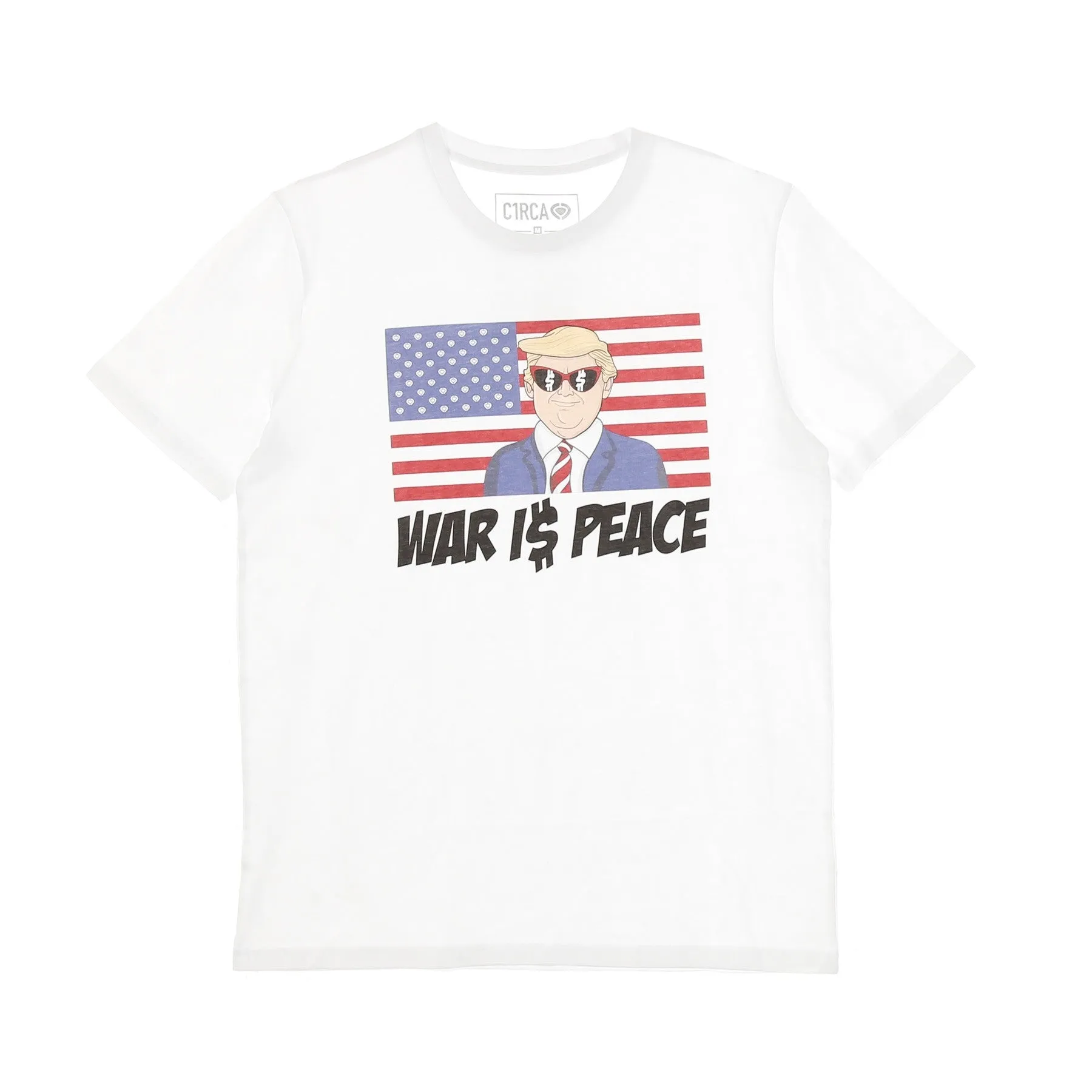 Maglietta Uomo War Is Peace Tee White