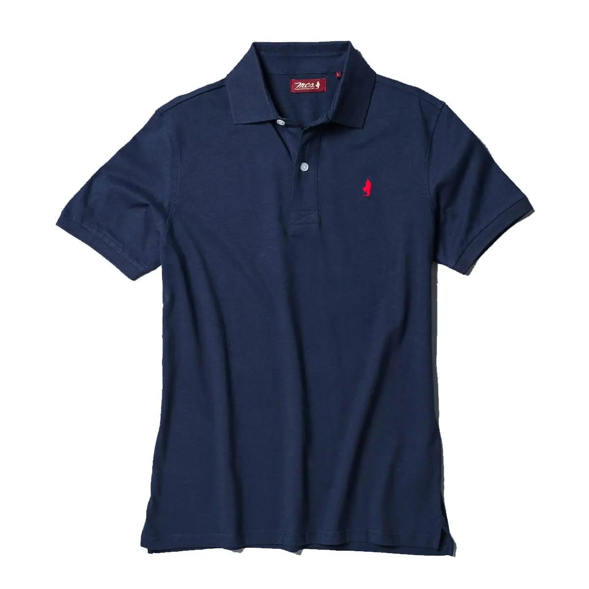 MCS polo manica corta uomo colore blu notte