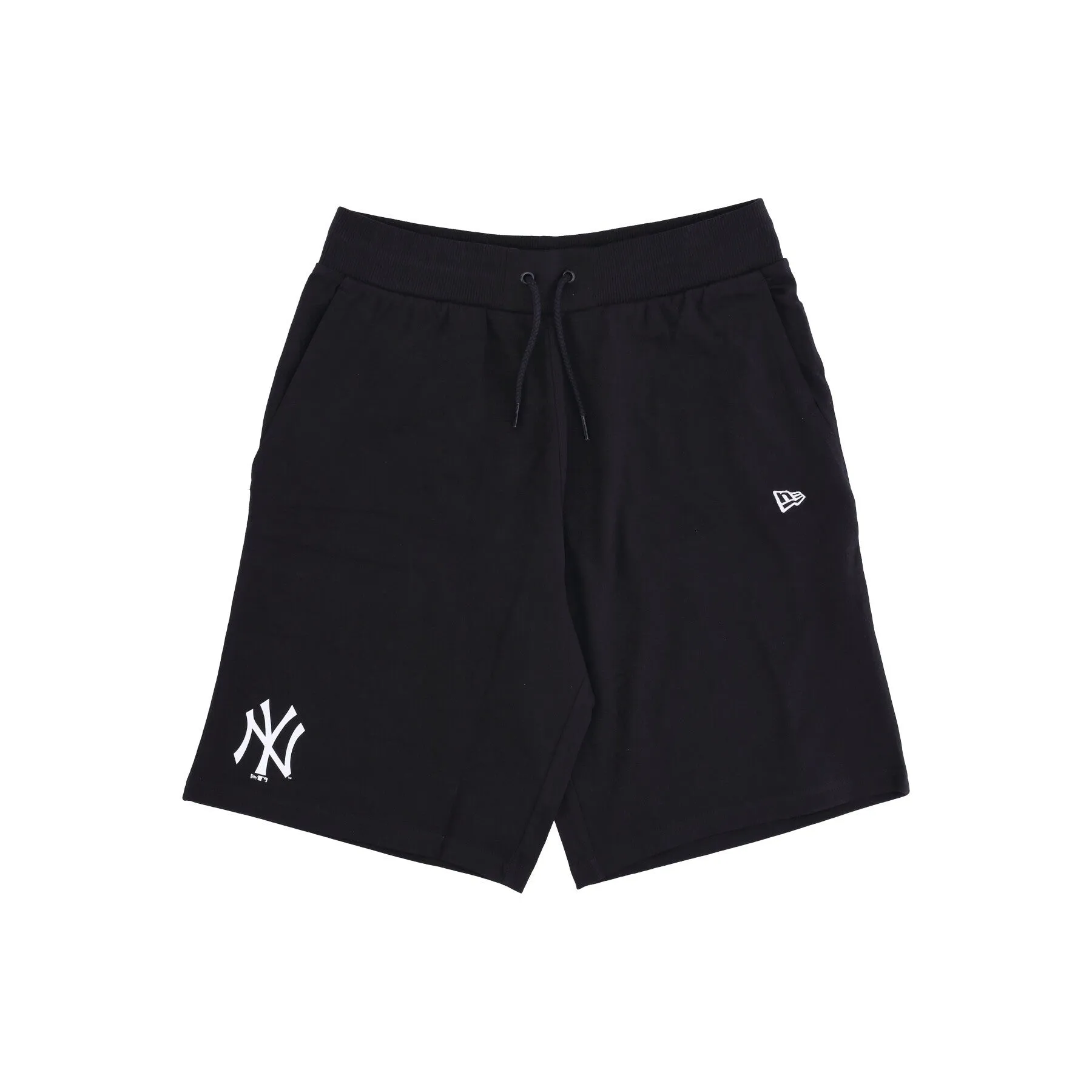 Pantalone Corto Tuta Uomo Mlb Logo Jersey Short Neyyan Black/white