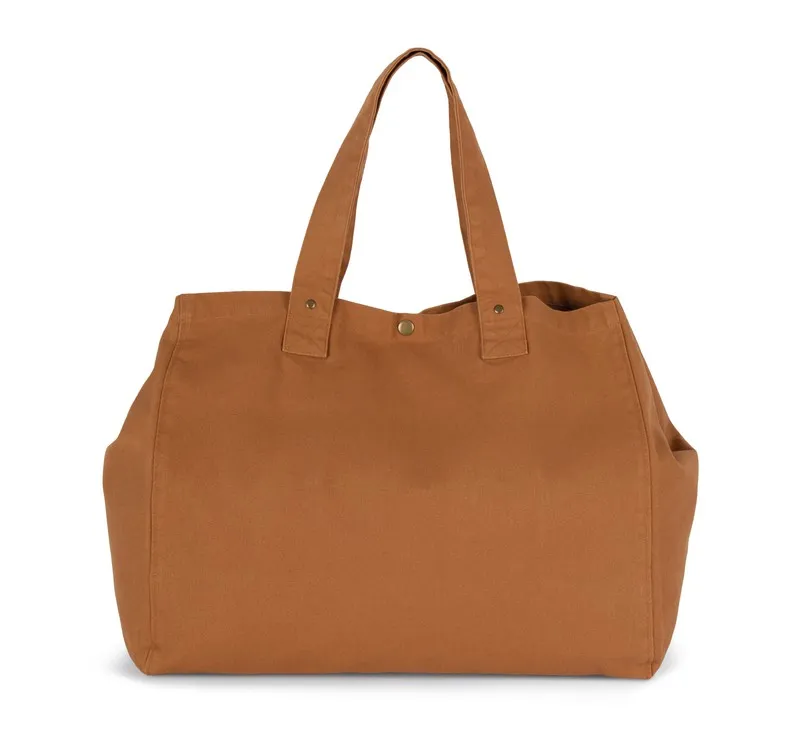 Shopper in cotone slavato